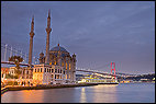 Istanbul, Ortaköy, TUR, Turkey, blue hour, Bosporus Bridge, Bosporus, Ortakoey