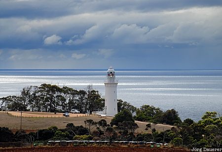 Australia, Tasmania, Table Cape, sky, clouds, lighthouse, sea, Australien, Down Under, Tasmanien