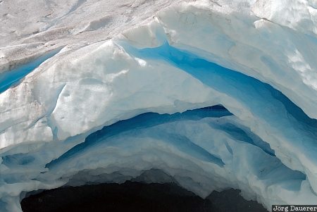 Fåberg, Norway, Olden, Sogn og Fjordane, blue, glacier, glacier arm, Norwegen, Norge