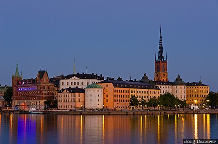 Riddarholmen, Stockholm, Stockholm-Globen, SWE, Sweden, blue hour, church, Stockholms län, Stockholms laen