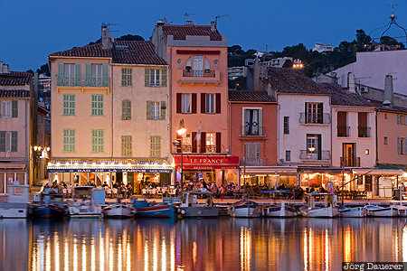 Cassis, FRA, France, Provence-Alpes-C&ocirc;te d'Azur, c&ocirc;te d'Azur, french riviera, blue hour, Frankreich, Provence-Alpes-Cote d'Azur