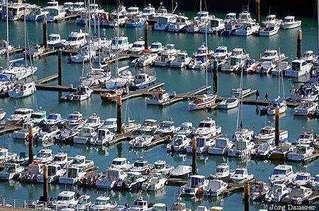 Fécamp, FRA, France, Haute-Normandie, Normandy, above, boats