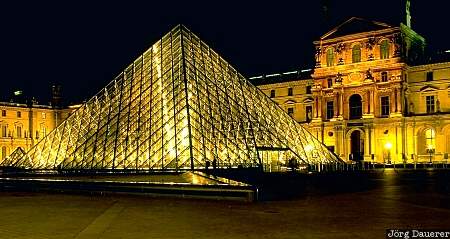 Louvre, museum, pyramide, Paris, France, Europe, Frankreich, Ile De France