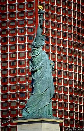 Statue of Liberty, Statue de la Liberte, Seine, Paris, France, Europe, Frankreich, Ile De France