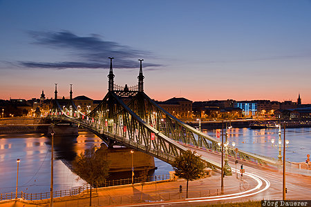Liberty Bridge Budapest, Gellérthegy, HUN, Hungary, danube, danube river, Freedom Bridge, Gellerthegy