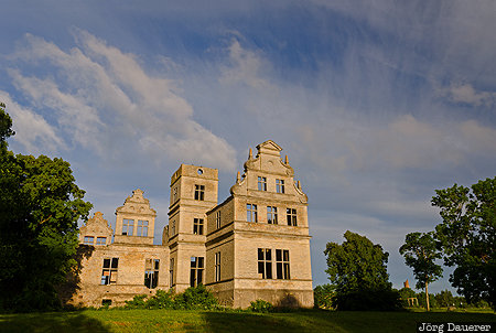 Ungru Manor EST, Estonia, Lääne, Ungru, blue sky, clouds, Haapsalu, Laeaene