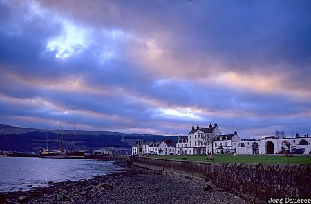 Inveraray, scotland, Loch Fyne, highlands, clouds, United Kingdom, Schottland, Großbritannien, Vereinigtes Königreich, Grossbritannien, Vereinigtes Koenigreich