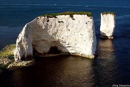 Old Harry Rocks, Dorset, coast, cliffs, rocks, Isle of Purbeck, Studland, England, GB, UK