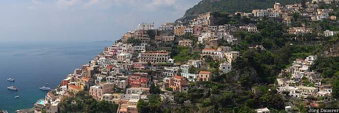 Positano Positano, Campania, Italy, Europe, city, cubes, Golf of Naples. Amalfi, Italien, Italia