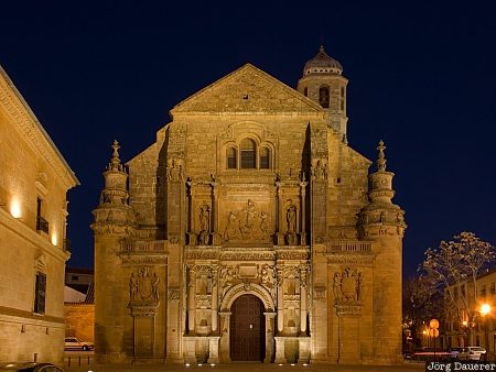 Andalusia, Spain, Ubeda, Ja&eacute;n, blue hour, chapel, church, Spanien, Espana, Andalucia, Andalusien