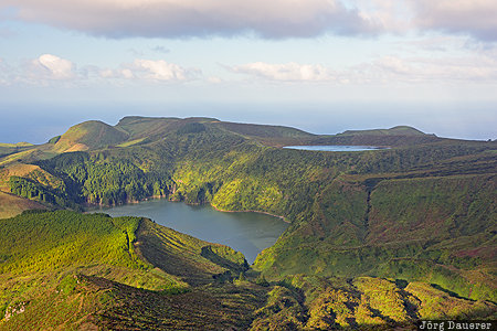 Azores, Fazenda das Lajes, Portugal, PRT, Ribeirinha, flores, green, Lagoa Funda