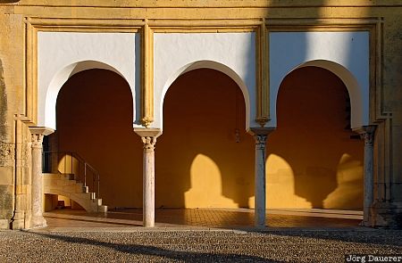 Arcs and shadow Spain, Andalusia, Cordoba, arc, patio, yard, Mezquita, Spanien, Espana, Andalucia, Andalusien, Cordova