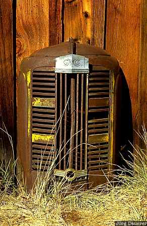 bodie, ghost-town, gold, ruin, old car, radiator, radiator grill, United States, California, USA, Vereinigte Staten, Kalifornien, CA