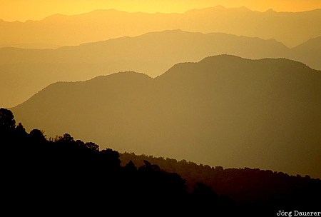 White Mountains, silhouette, sunrise, California, United States, Sonnenaufgang, Kalifornien, USA, Vereinigte Staten, CA