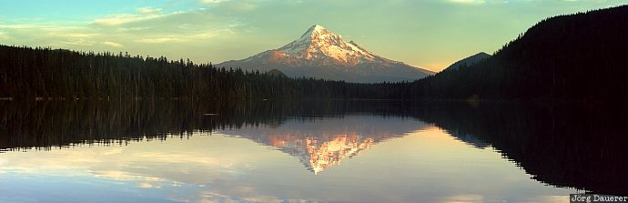 Mount Hood reflexion Mount Hood, Cascade Range, Cascades, Oregon, USA, United States, reflexion, Vereinigte Staten