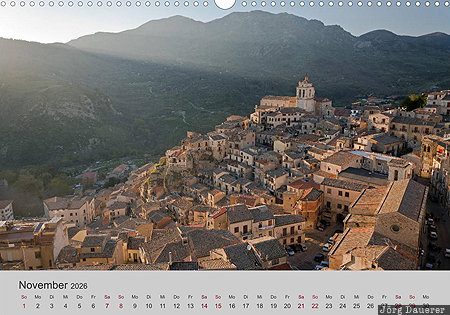 Petralia Sottana, Madonie, Sicily, Sizilien, Italy, calendar, German, Italien, Italia, Sicilia