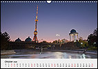 Calendar Uzbekistan October: Tashkent Tower