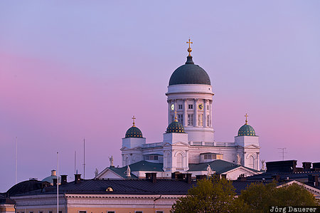 Helsinki Cathedral FIN, Finland, Helsinki, Kruununhaka, Uusimaa, Helsinki Cathedral, sunrise